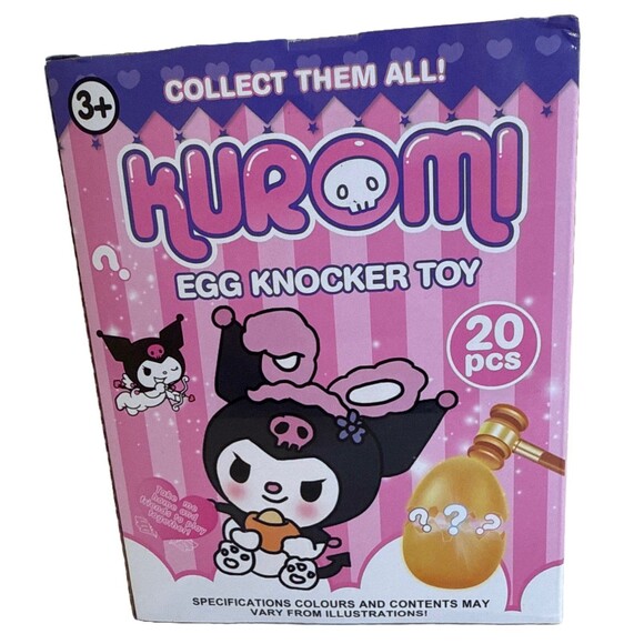 Inspired Kuromi Egg Knocker Toy Set 20pcs Surprise Eggs – New - Picture 3 of 6